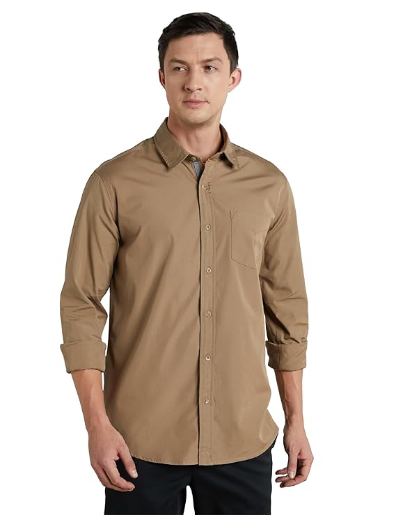 Premium Men's Casual Cotton Poplin Shirt (Regular Fit)